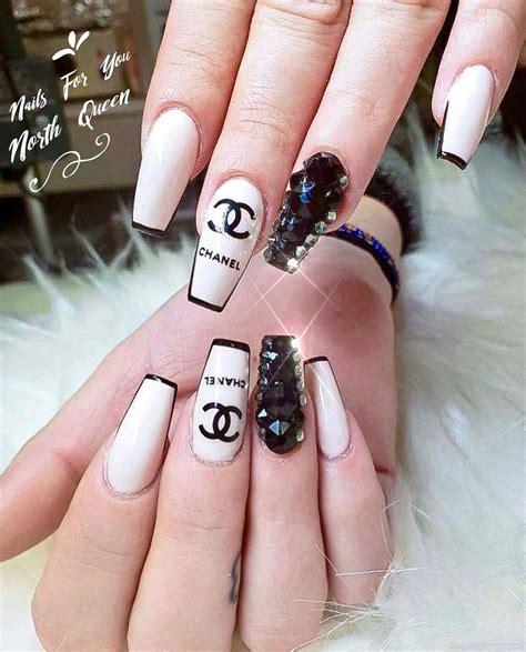 chanel nail design ideas